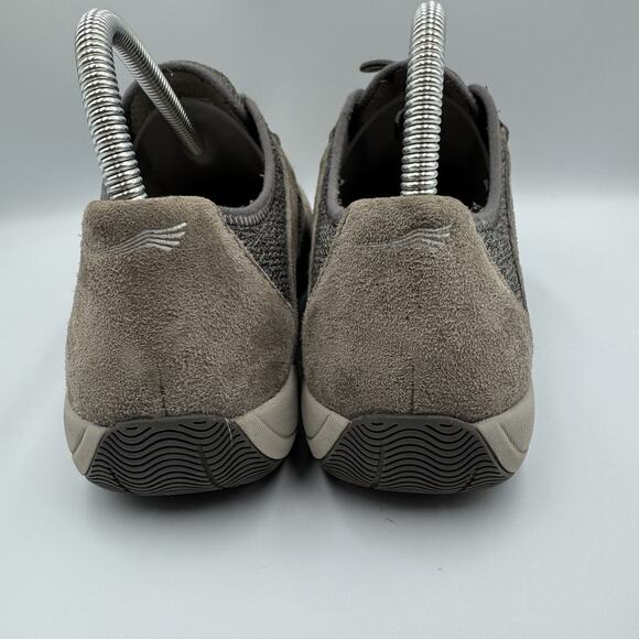 Dansko Shoes Womens 9 Holland‎ Sneaker Gray Leather Drawstring Low - Picture 5 of 8